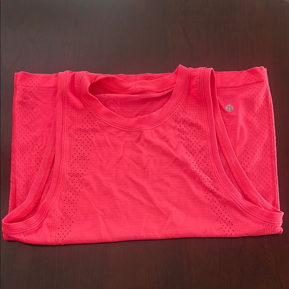 Lululemon Pink Athletic Tank Top